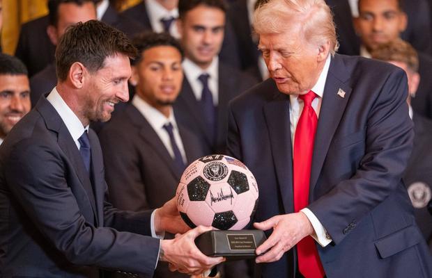 Lionel Messi, la Casa Albă! » Donald Trump: „Cine e mai bun: Messi sau Pele?”
