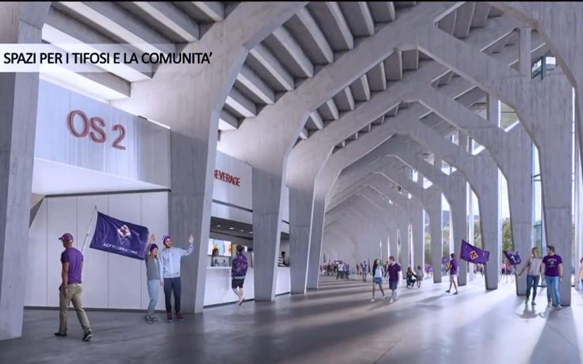 Așa ar trebui să arate stadionul Fiorentinei