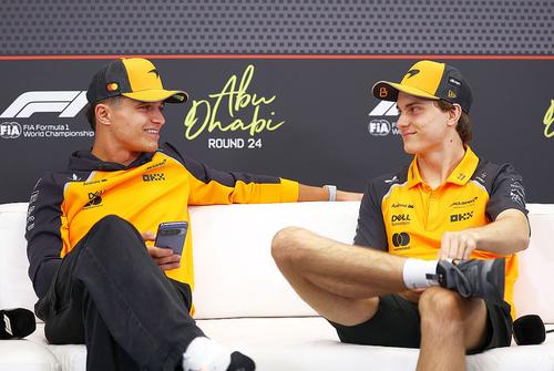 Lando Norris și Oscar Piastri, piloții McLaren // foto: Guliver/gettyimages