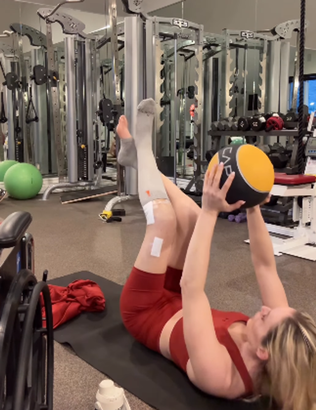 Lindsey Vonn a început recuperarea la picior