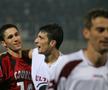Bucurie după Rapid - Rennes 2-0. Foto: GSP