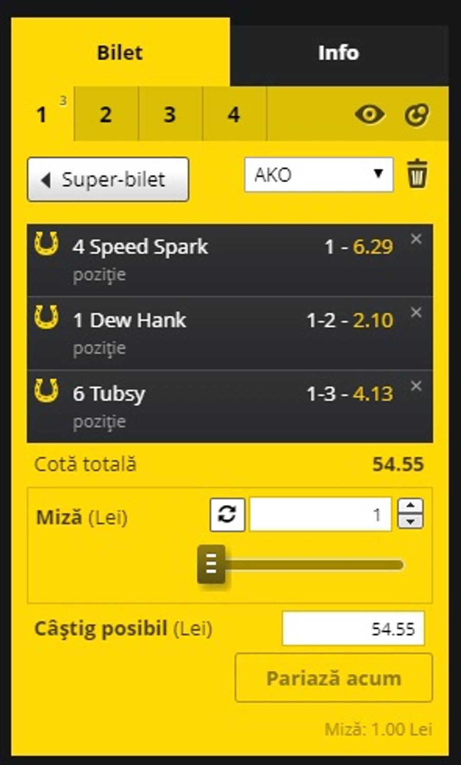 Pariuri pe curse virtuale de cai în oferta eFortuna!