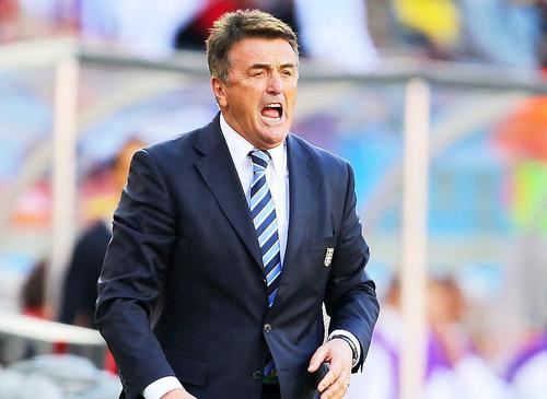 Radomir Antic asistând la antrenamentul FCSB