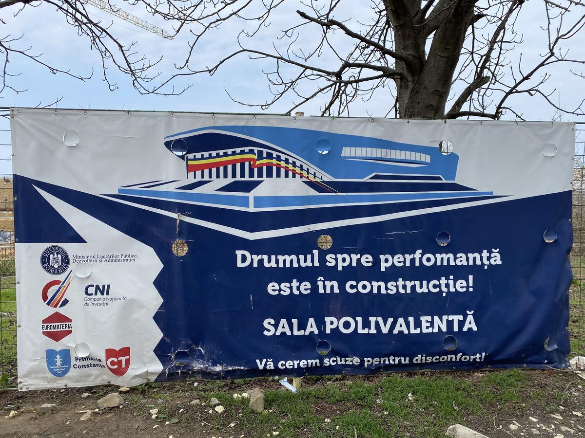 La malul Mării răsare o arenă ultramodernă » GSP a vizitat șantierul de la Constanța