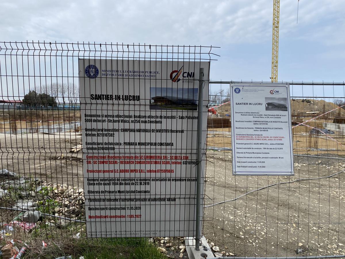 La malul Mării răsare o arenă ultramodernă » GSP a vizitat șantierul de la Constanța