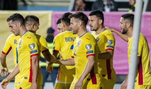 Florin Andone (dreapta) la echipa națională a României FOTO Imago