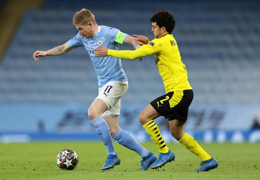 Manchester City și Borussia Dortmund joacă marți, de la ora 22:00, manșa tur a sferturilor de finală din UEFA Champions League.