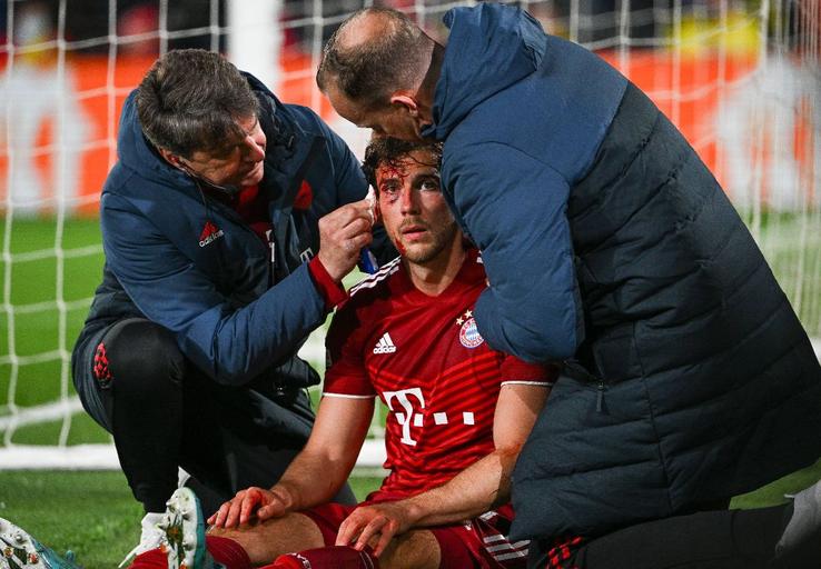 Leon Goretzka, plin de sânge / Sursă foto: Imago Images