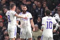 Benzemagie pură! Real Madrid o învinge clar pe Chelsea și este mare favorită la calificarea în semifinalele Ligii Campionilor