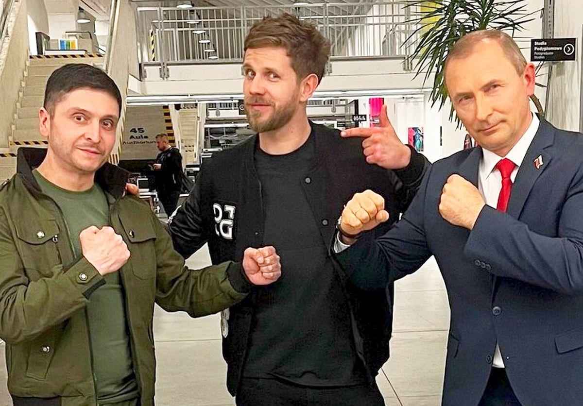 Scandal în Polonia, din cauza luptei de MMA dintre falșii Putin și Zelenski: „Ești un idiot!”