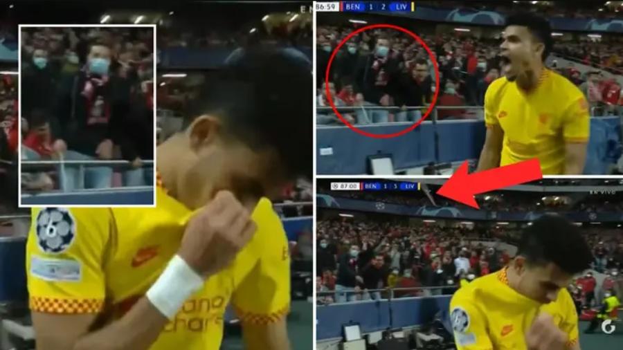 Captură: Facebook// Nasir Jabbar, preluată de sportbible Andy Robertson, atacat cu brichete la Lisabona de fanii Benficăi: „Poate îi ajută să se lase de fumat” + Ce i s-a întâmplat unui coleg
