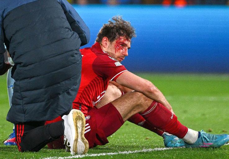 Leon Goretzka, plin de sânge / Sursă foto: Imago Images