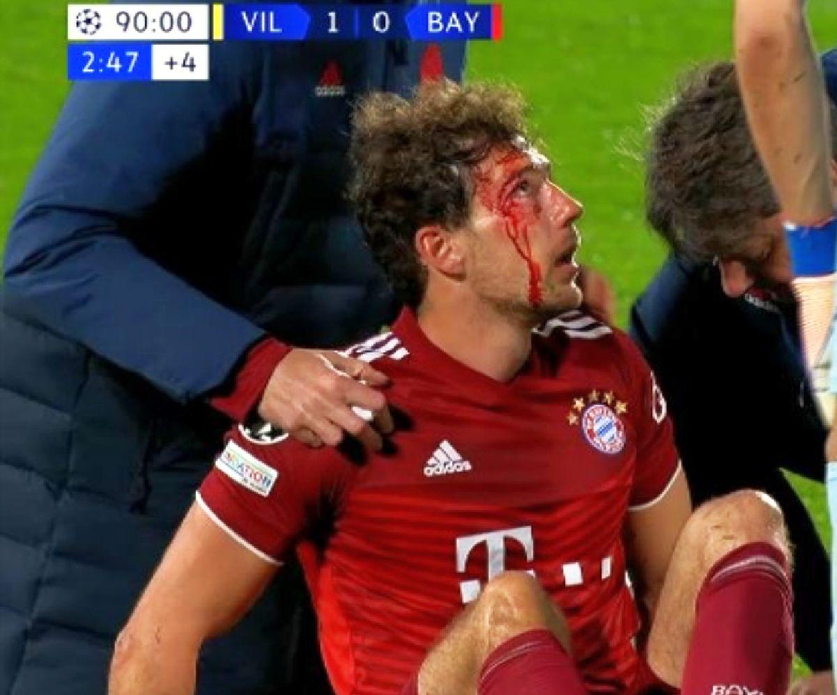 VILLAREAL - BAYERN 1-0. Verdictul unui observator de arbitri din Liga 1 la faza sângeroasă cu Goretzka: „Observați acest detaliu foarte important! De asta n-a intervenit VAR-ul”