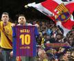 „Blat” pe Camp Nou la Barcelona - Real Madrid?! Momentul devenit viral pe social media ar fi fost aranjat de Laporta