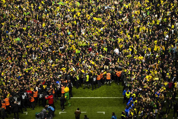 Imagini extraordinare în Nantes - Lyon, foto: Imago