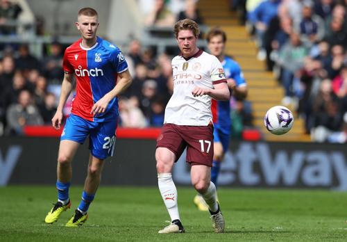 Kevin De Bruyne și-a făcut încălzirea pentru duelul cu Real Madrid din Ligă / Foto: Imago