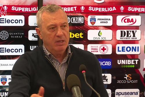 Mircea Rednic, după UTA - Botoșani 1-0