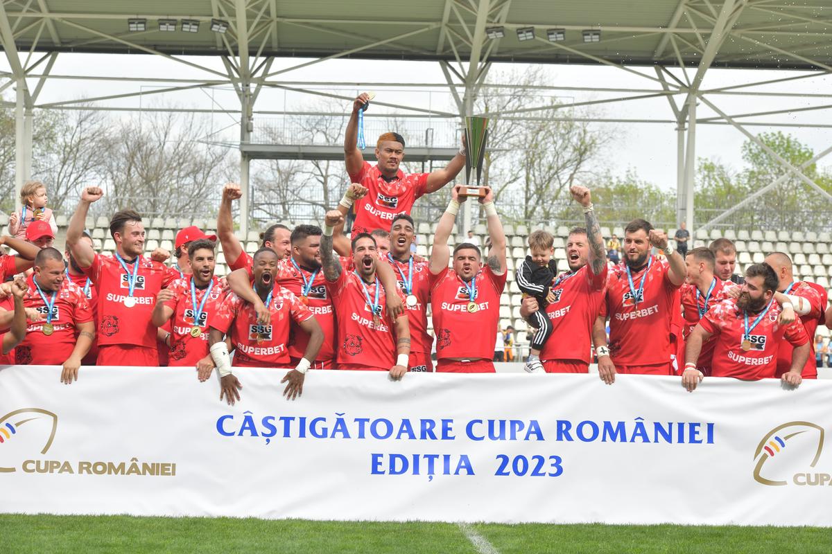 Dinamo a făcut eventul la rugby, impunându-se și în Cupa României