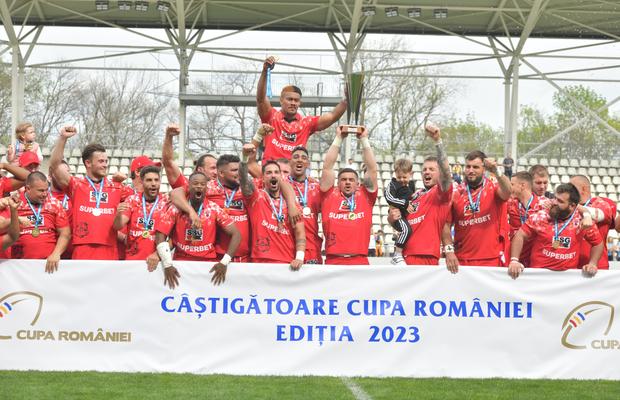 Dinamo a făcut eventul la rugby, impunându-se și în Cupa României
