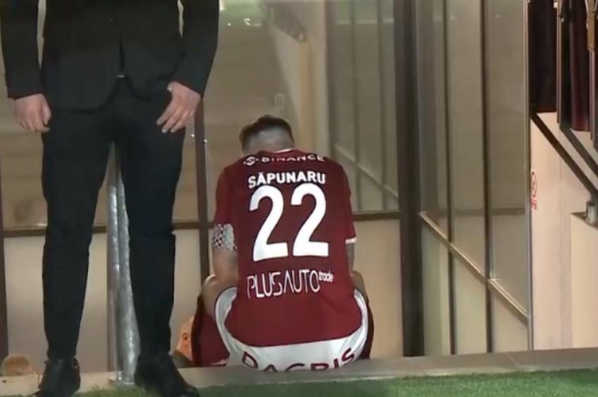 Cristi Săpunaru, dărâmat după Rapid - CFR Cluj 1-4