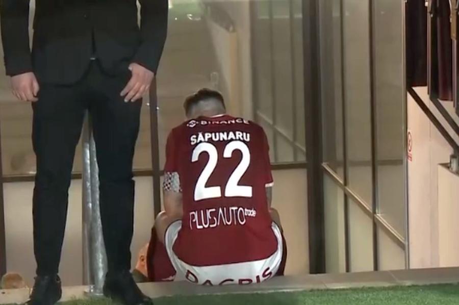 Cristi Săpunaru, dărâmat după Rapid - CFR Cluj 1-4 Sărbătoare stricată în Giulești