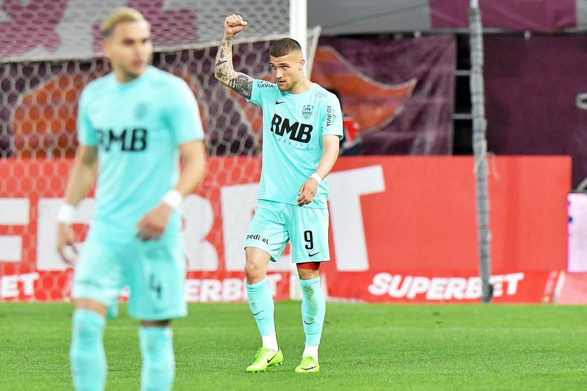 Daniel Bîrligea în Rapid - CFR Cluj // foto. Cristi Preda, GSP
