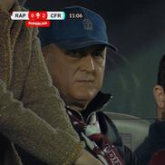 Reacția lui Dan Șucu și Victor Angelescu / Foto: captură de ecran Digi Sport