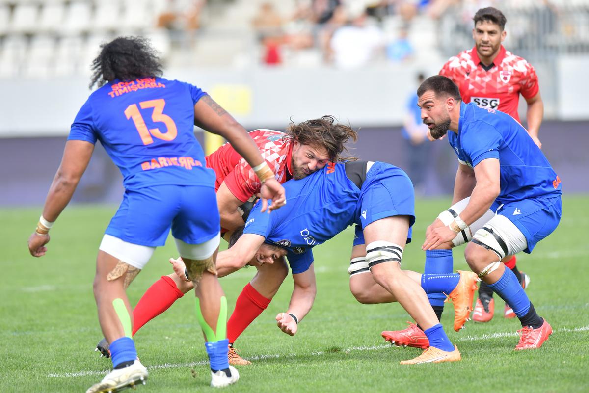 Dinamo a făcut eventul la rugby, impunându-se și în Cupa României