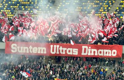Boicot la Dinamo - CFR » Brigada dinamovistă care a refuzat să intre pe stadion: „Drept urmare a «parteneriatului rușinos»”