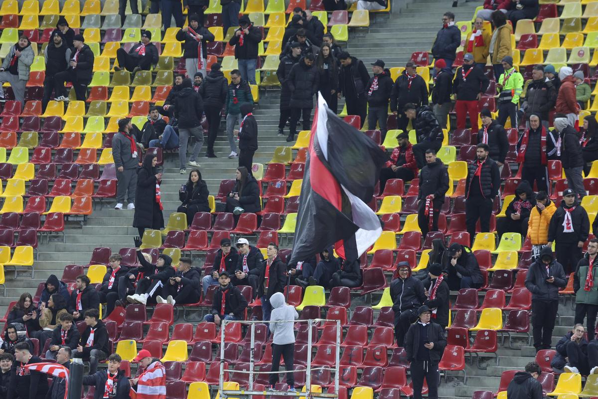 Imagini de la Rapid - Dinamo, înainte de meci