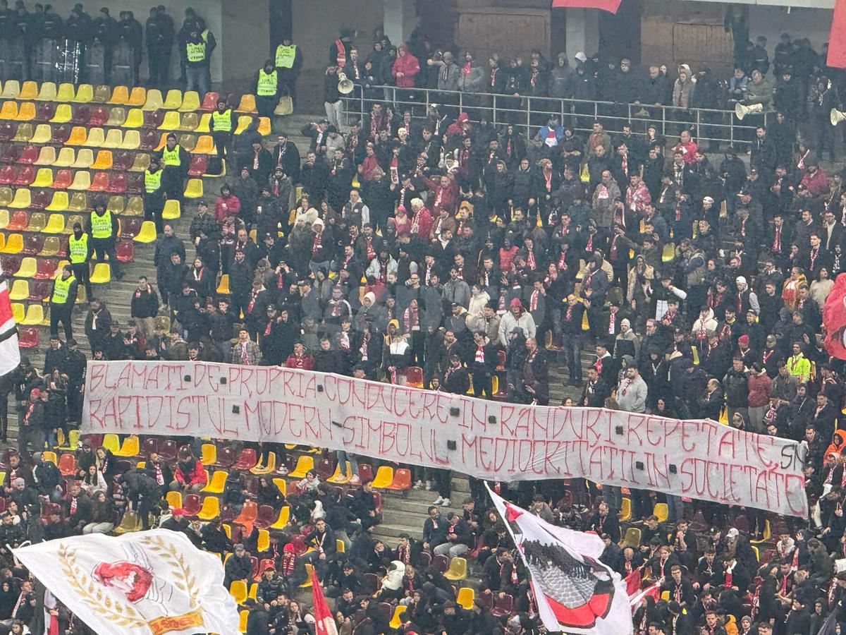 Mesajul macabru interzis la Rapid - Dinamo » Incredibil cu ce au vrut să intre pe stadion
