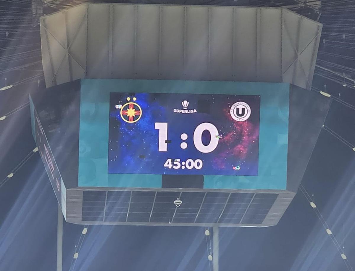 Ce nu s-a văzut la TV în FCSB - U CLUJ