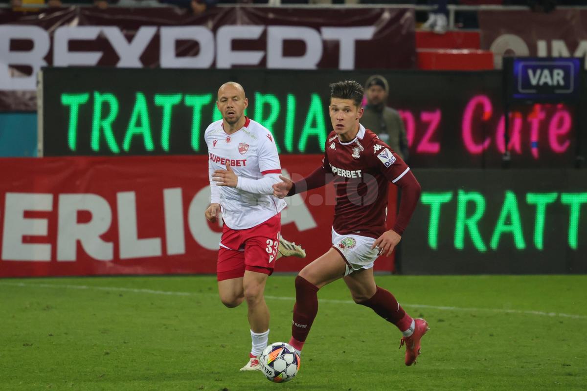 Imagini din Rapid - Dinamo / 6 aprilie 2025