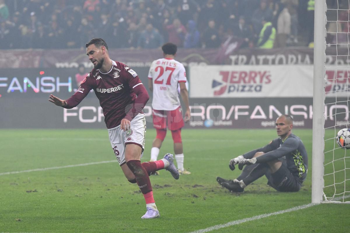 Golul Rapidului în meciul cu Dinamo / foto: Cristi Preda