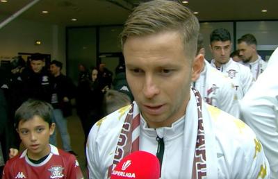 Inovație înainte de Rapid - Dinamo: interviuri pe tunel!