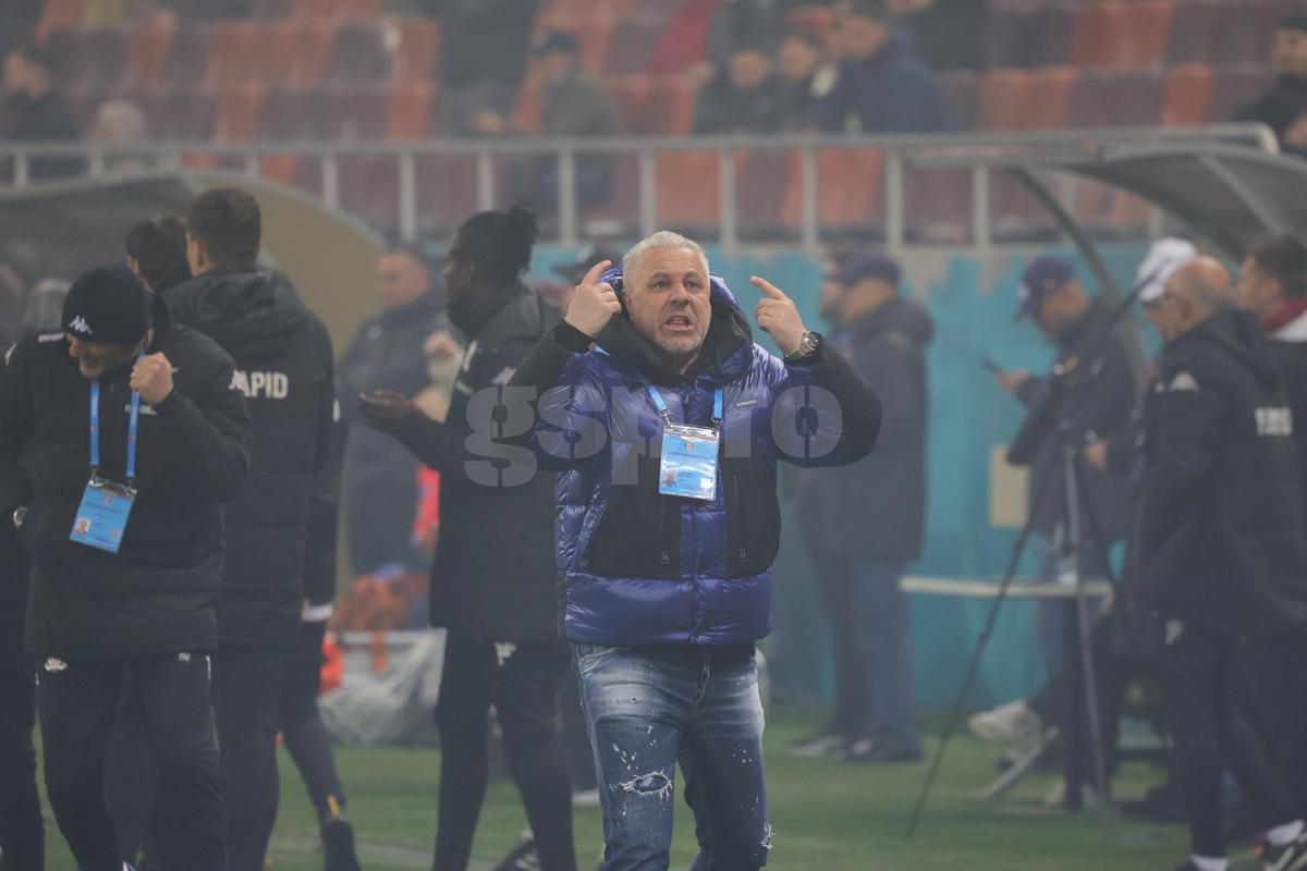 Gestul lui Marius Șumudică la adresa galeriei Rapidului » Tehnicianul a avut o criză de nervi