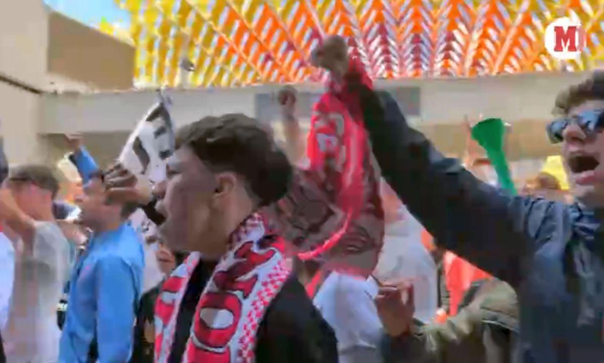 Protest înainte de Sevilla - Atletico Madrid