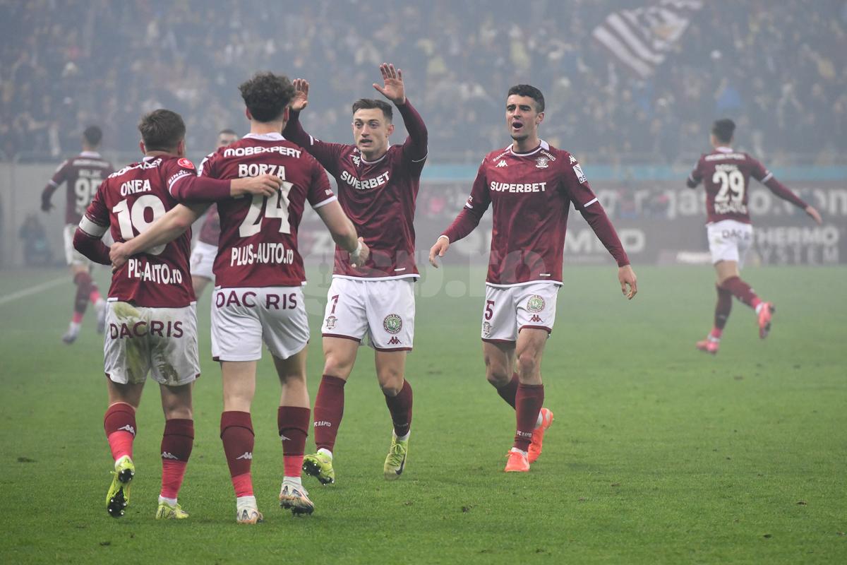 Golul Rapidului în meciul cu Dinamo / foto: Cristi Preda