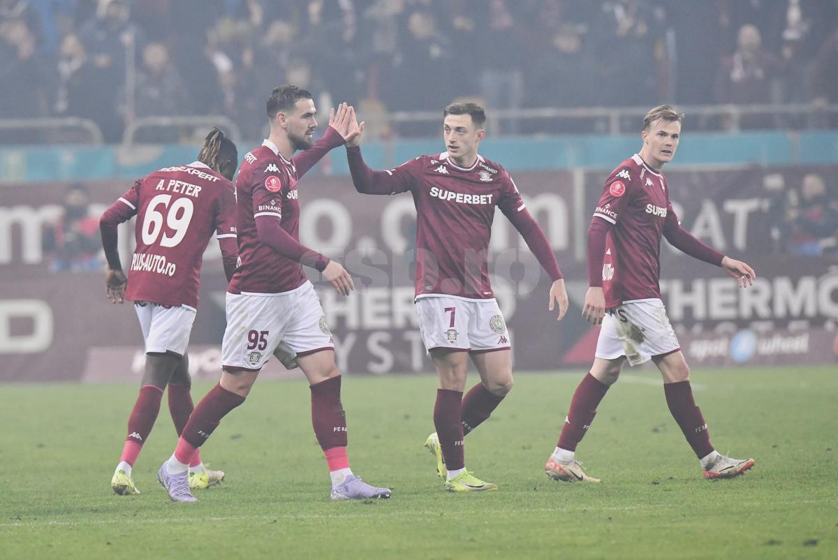 Golul Rapidului în meciul cu Dinamo / foto: Cristi Preda