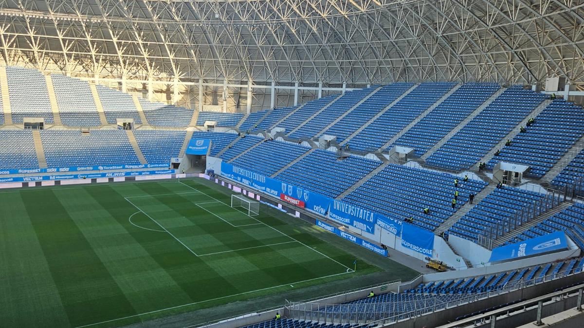 Imagini înainte de Universitatea Craiova - CFR Cluj