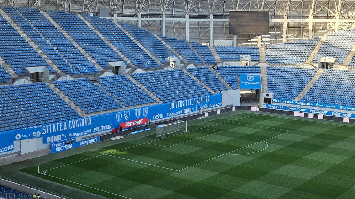 Imagini înainte de Universitatea Craiova - CFR Cluj