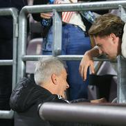 Cristiano Bergodi, revedere cu un fost elev la finalul meciului dintre Rapid și Universitatea Cluj / foto: Ionuț Iordache GSP