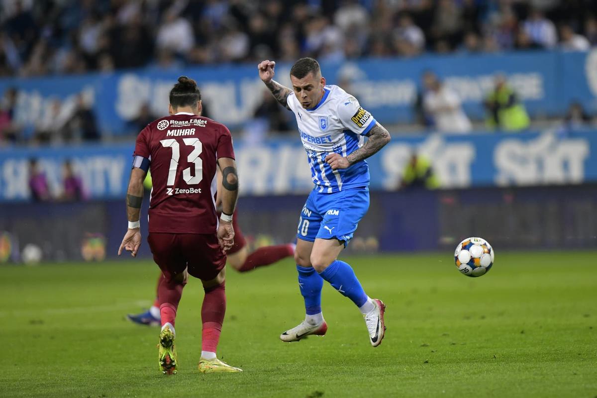 Universitatea Craiova - CFR Cluj, imagini de joc