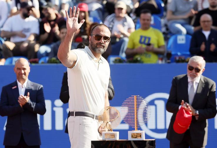 Ion Ion Țiriac, la finala turneului ATP de la București / Sursă foto: Cristi Preda (GSP)