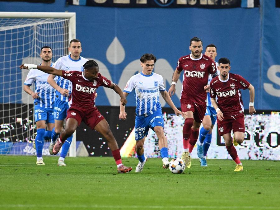 Universitatea Craiova - CFR Cluj, foto: Cristi Preda / GSP Ioanițoaia la zi » Cu 7 etape rămase din play-off, directorul GSP concluzionează: „Acolo merge titlul”