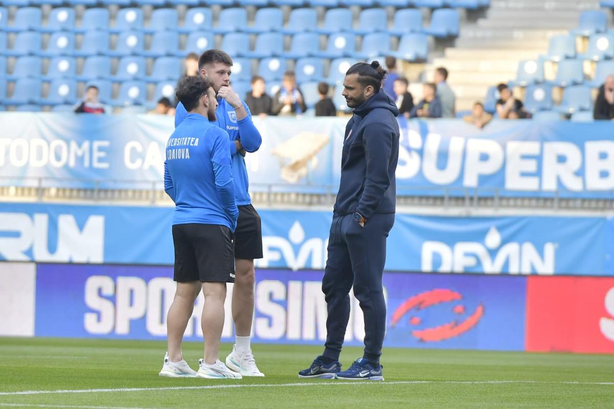 Imagini înainte de Universitatea Craiova - CFR Cluj