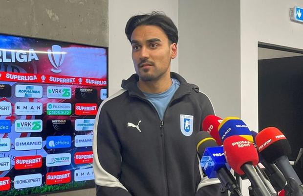 Reacția lui Ștefan Baiaram, lăsat din nou în afara „primului 11”: „Am învățat din episoadele trecute”