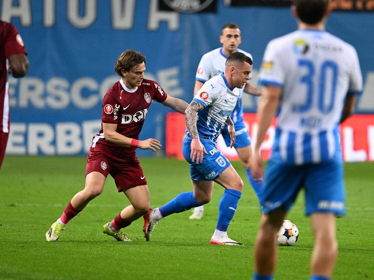 Universitatea Craiova - CFR Cluj, imagini de joc