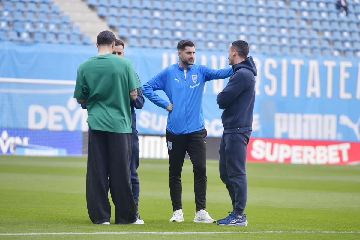 Imagini înainte de Universitatea Craiova - CFR Cluj