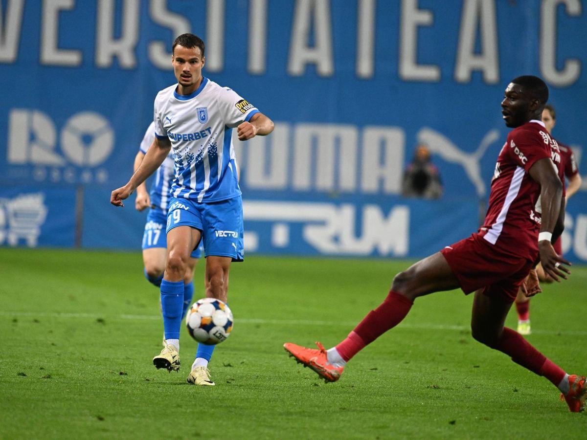 Universitatea Craiova - CFR Cluj, imagini de joc